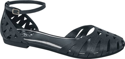 Pink By Price Shoes A66S Women Black Sandals