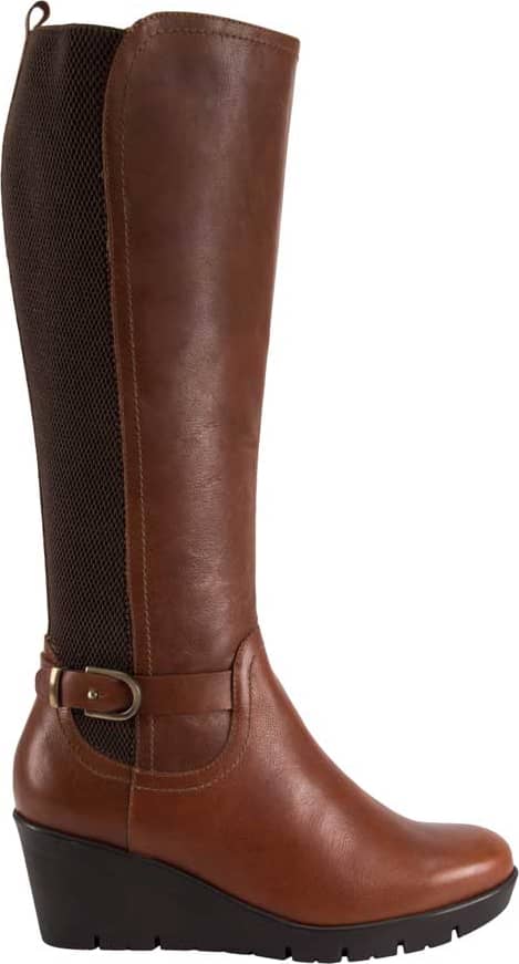 Carlo Rossetti 8211 Women Cognac knee-high boots Leather
