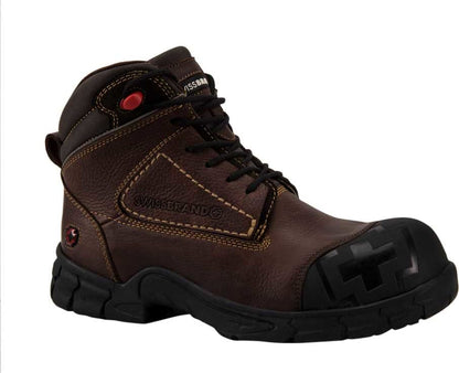 Swiss Brand 0701 Men Mocha Boots Leather