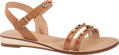 Pink By Price Shoes 1122 Women Camel Sandals