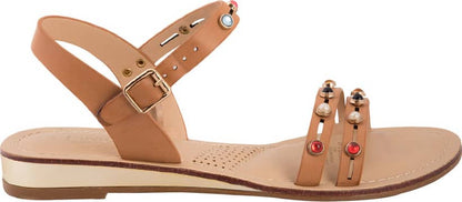 Pink By Price Shoes 1122 Women Camel Sandals