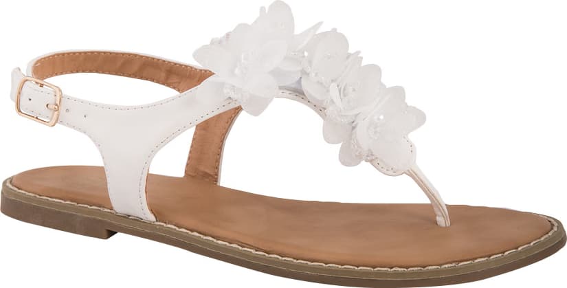 Pink By Price Shoes A159 Women White Sandals