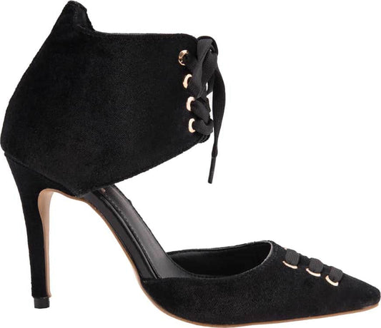 Yaeli Fashion 121 Women Black Heels