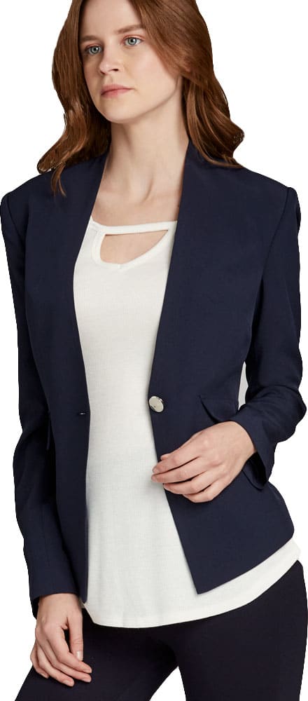 Holly Land 1416 Women Navy Blue suit jacket