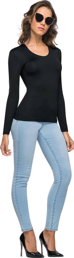 Holly Land POLA Women Black Blouse