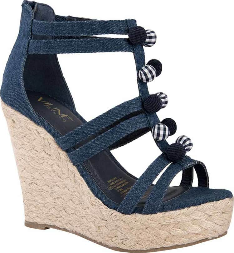 Vi Line Fashion 574W Women Navy Blue Sandals