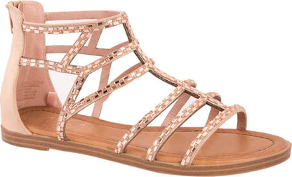 Pink By Price Shoes 3539 Women Rosegold Sandals