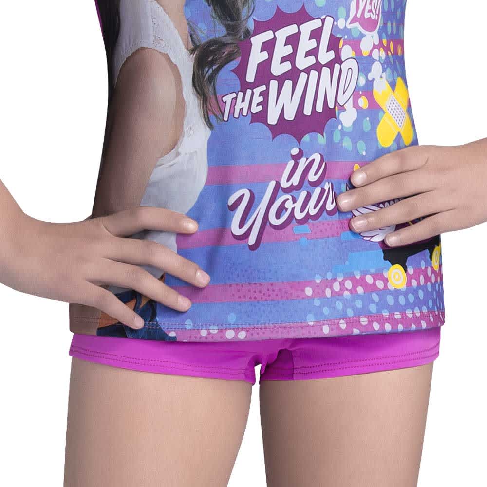 Soy Luna 13PS Girls' Fiusha swimsuit