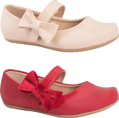 Vivis Shoes Kids 1116 Girls' Multicolor 2 pairs kit ballet flat / flats
