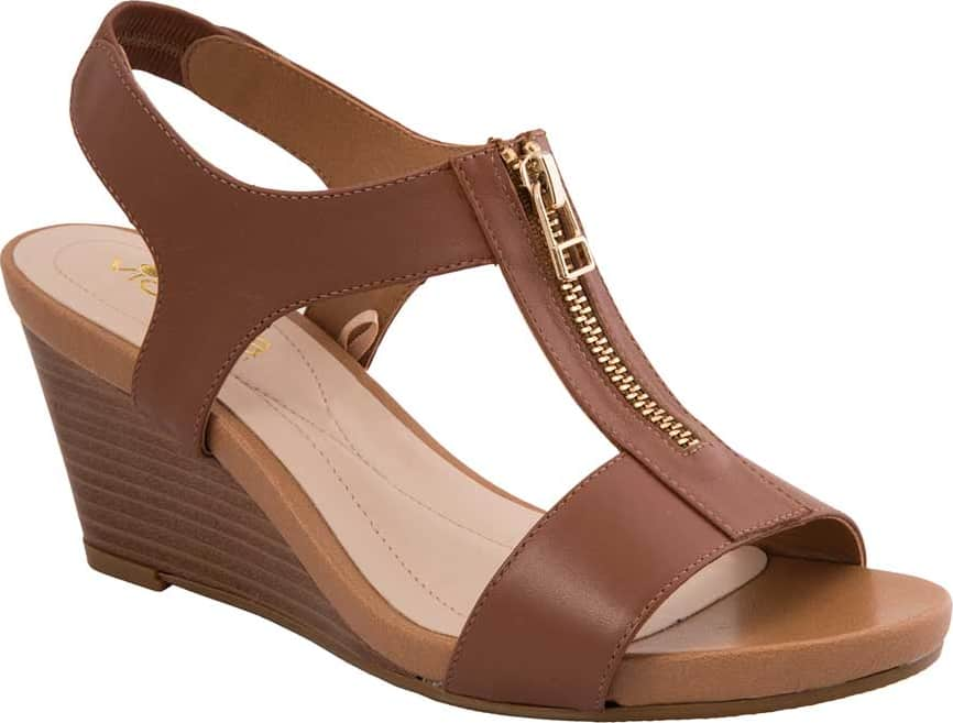 Vicenza 8605 Women Cognac Sandals Leather