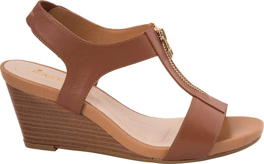 Vicenza 8605 Women Cognac Sandals Leather