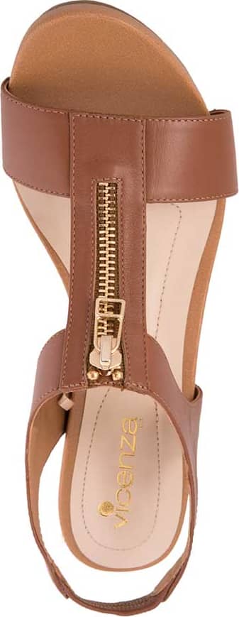 Vicenza 8605 Women Cognac Sandals Leather