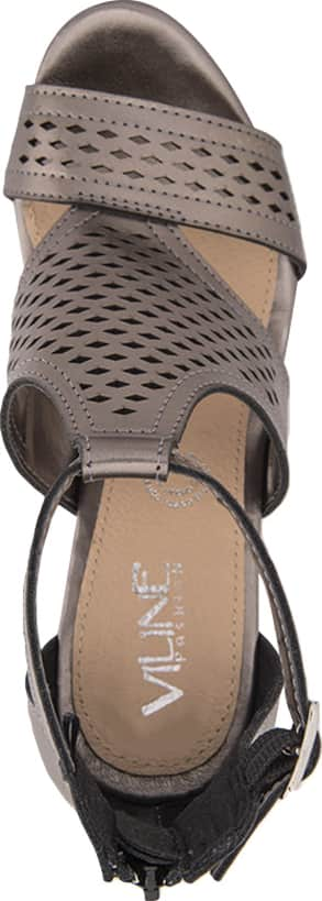 Vi Line Fashion 1477 Women Pewter Sandals