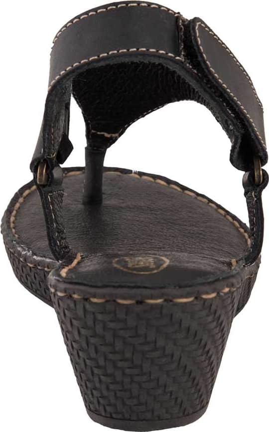 Shosh 1200 Women Black Sandals Leather