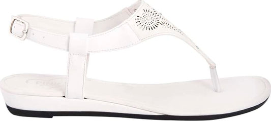 Pink By Price Shoes 506 Women White Sandals