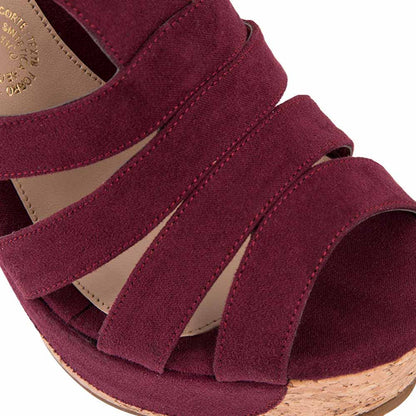 Vi Line Fashion 408 Women Wine Sandals