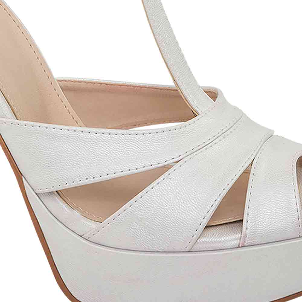 Molto Bello 1475 Women White Sandals