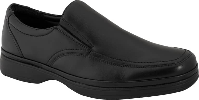 Calzado Pazstor 3804 Men Black Loafers Leather
