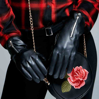 Holly Land W033 Women Black gloves