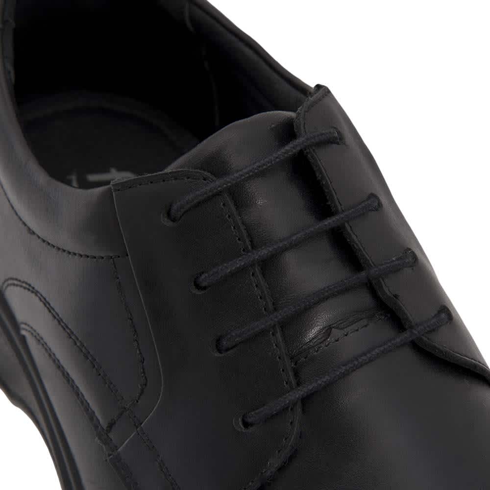 Flexi 9301 Men Black Shoes Leather