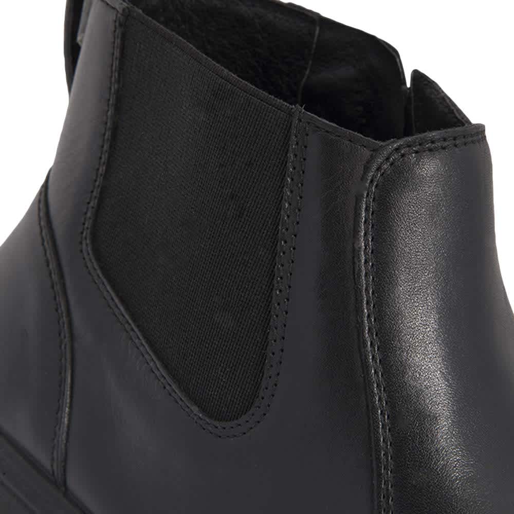 Flexi 9305 Men Black Chelsea Booties Leather