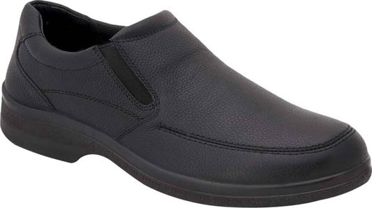Flexi 1608 Men Black Loafers Leather