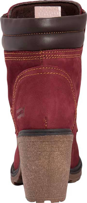 Levi's 6371 Women Wine Booties Leather - Beef Leather