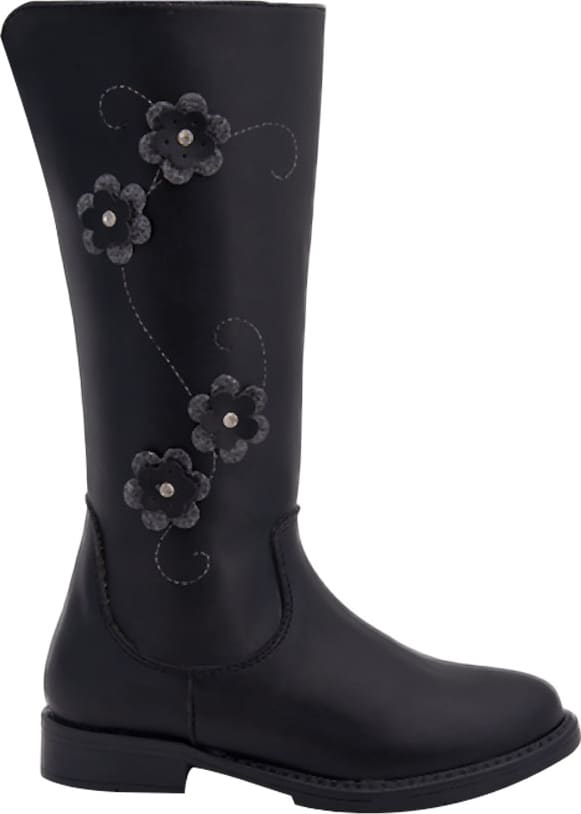 Vivis Shoes Kids 5850 Girls' Black knee-high boots