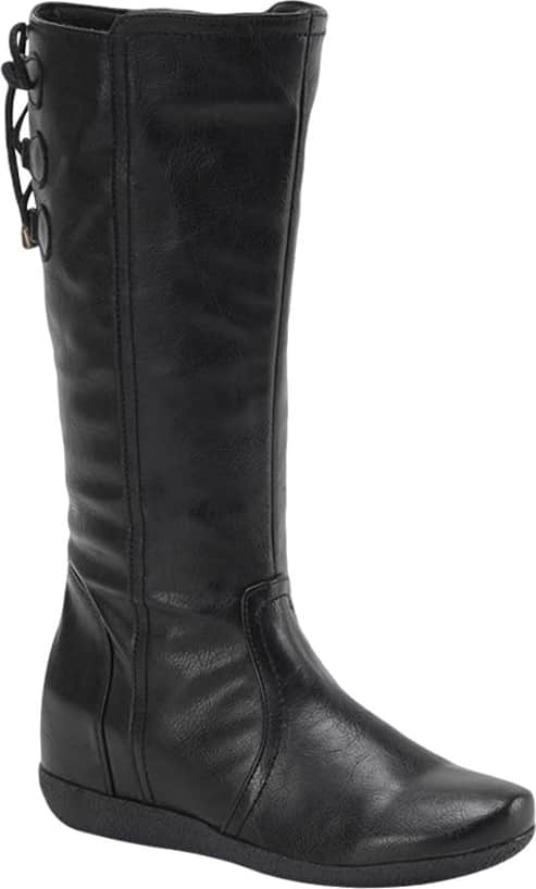 Pink By Price Shoes 9060 Women Black Mid-calf boots