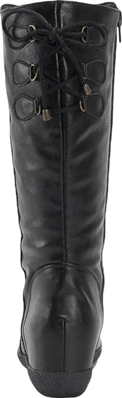 Pink By Price Shoes 9060 Women Black Mid-calf boots