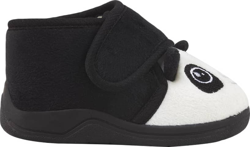 Schatz Kids ANDA Boys' White/black Slippers