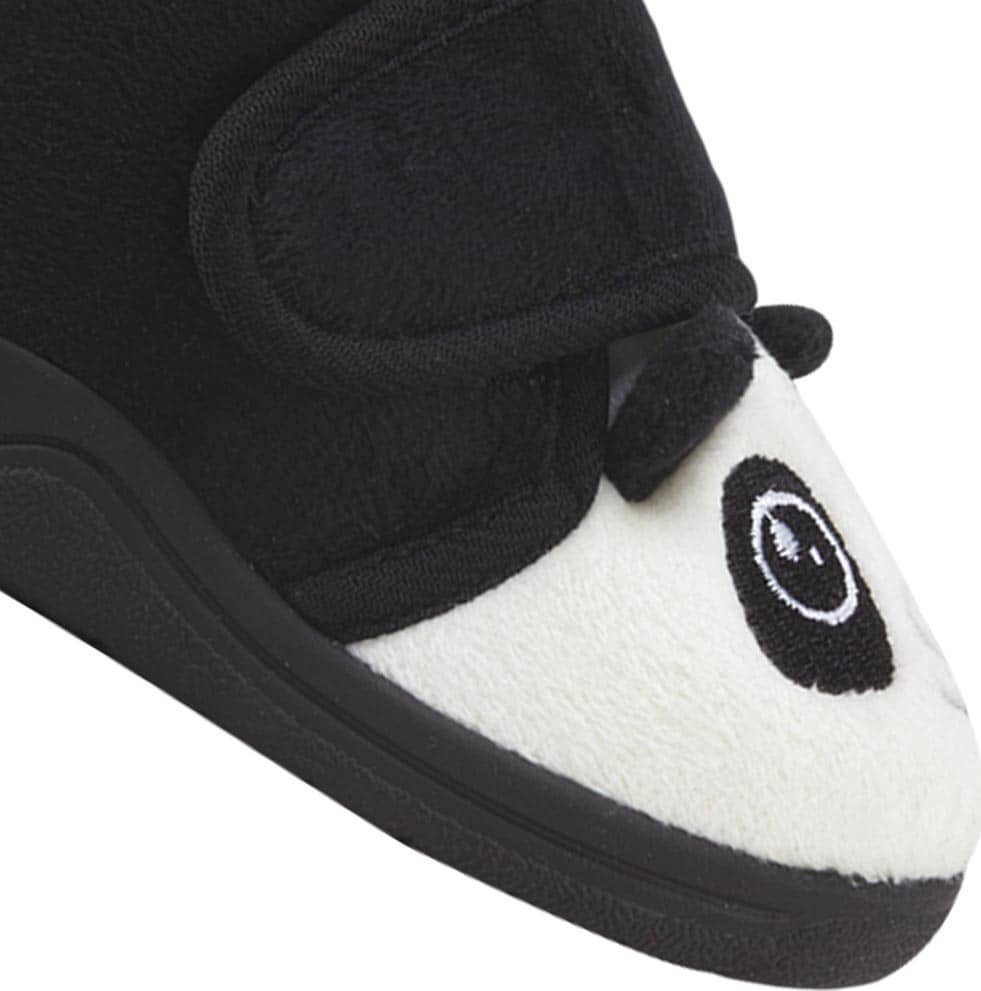 Schatz Kids ANDA Boys' White/black Slippers