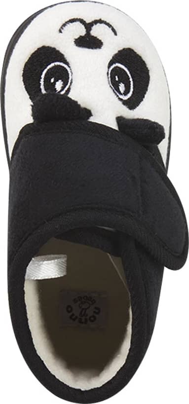 Schatz Kids ANDA Boys' White/black Slippers