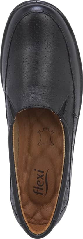 Flexi 4560 Women Black Shoes Leather