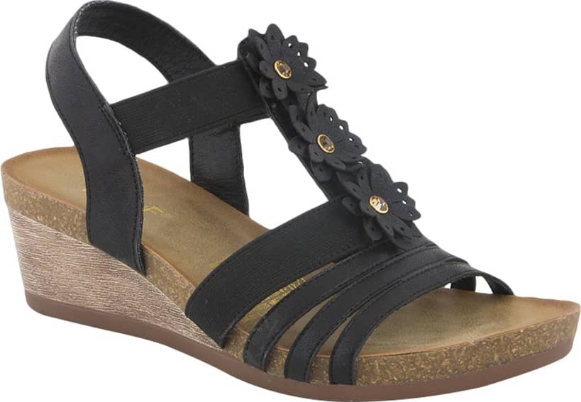 Vi Line B422 Women Black Sandals