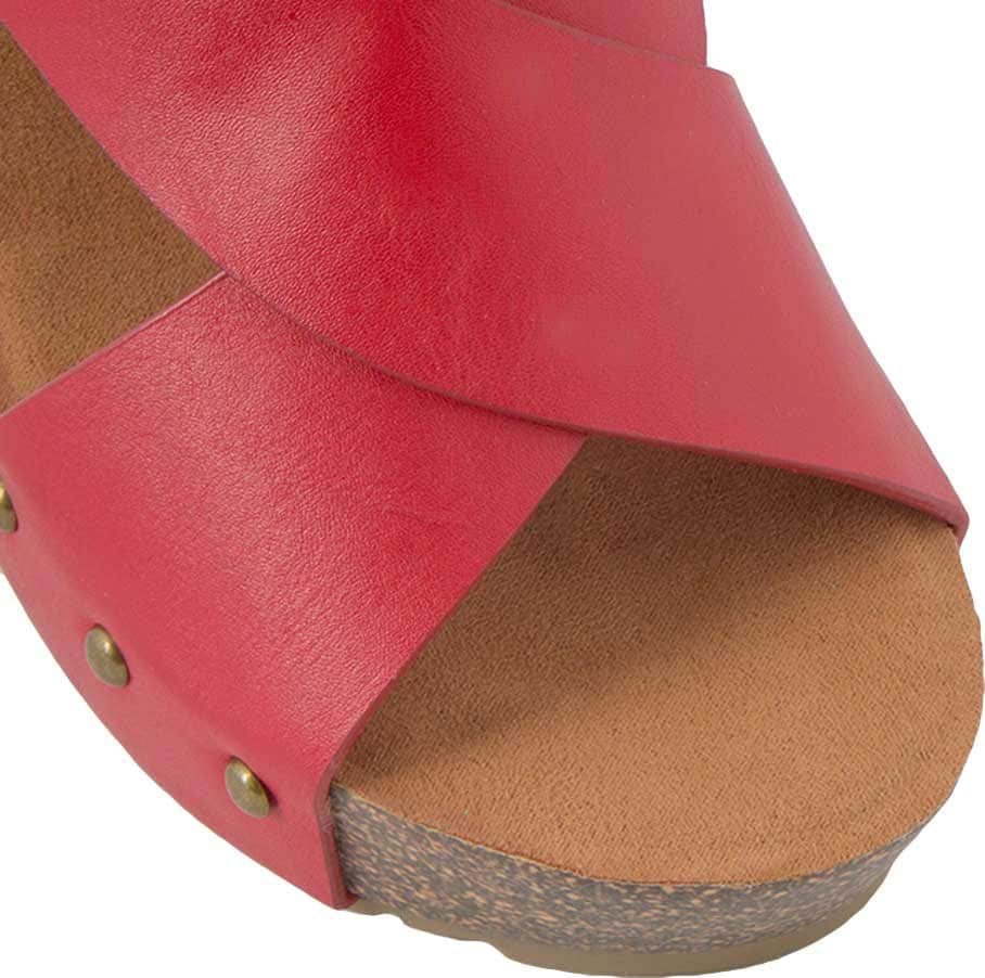 Vi Line Y08S Women Red Sandals