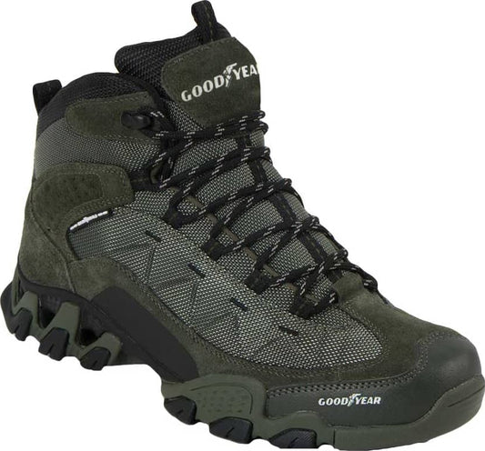 Goodyear 387X Men Olive Green Boots