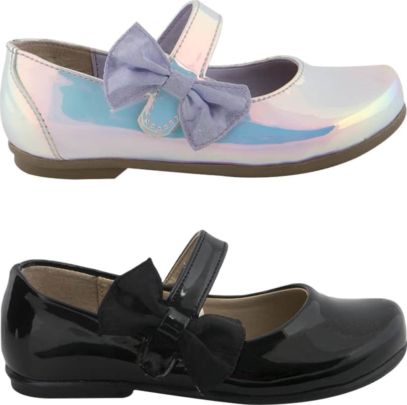 Vivis Shoes Kids 1119 Girls' Multicolor 2 pairs kit ballet flat / flats