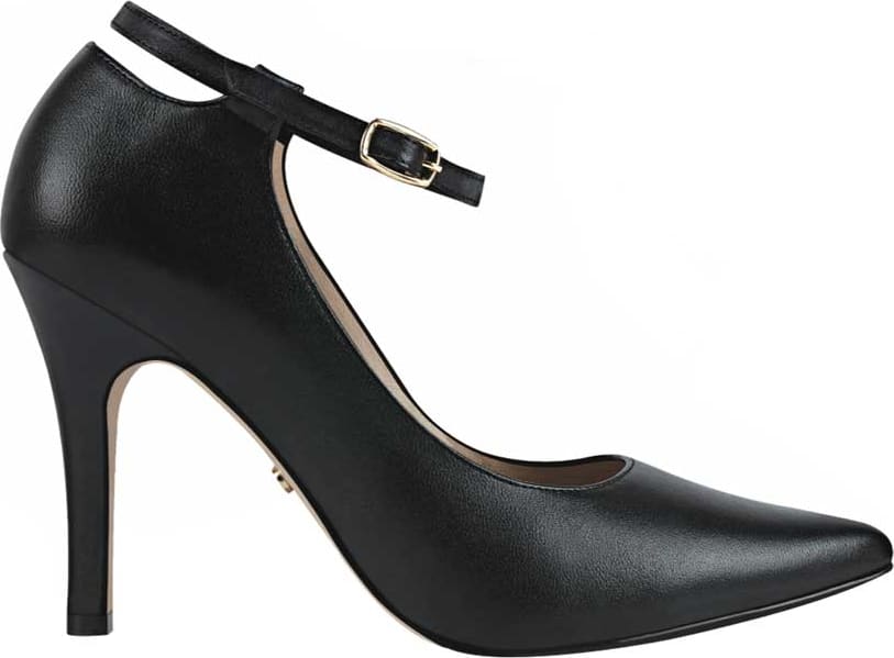 Schatz 672 Women Black Heels Leather