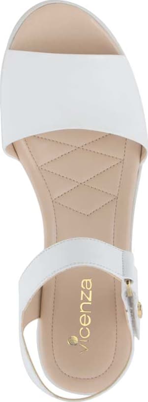 Vicenza 8955 Women White Sandals Leather - Veal Leather