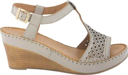 Lobo Solo 2336 Women Gray Sandals Leather