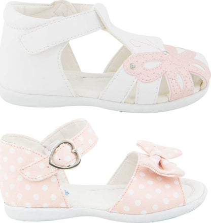 Vivis Shoes Kids 2716 Girls' Multicolor 2 pairs kit Sandals