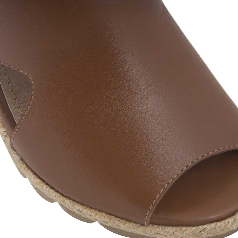 Seducta 7007 Women Cognac Sandals Leather - Beef Leather