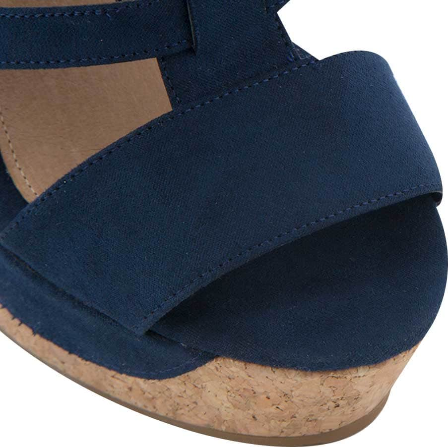 Vi Line Fashion 437 Women Navy Blue Sandals