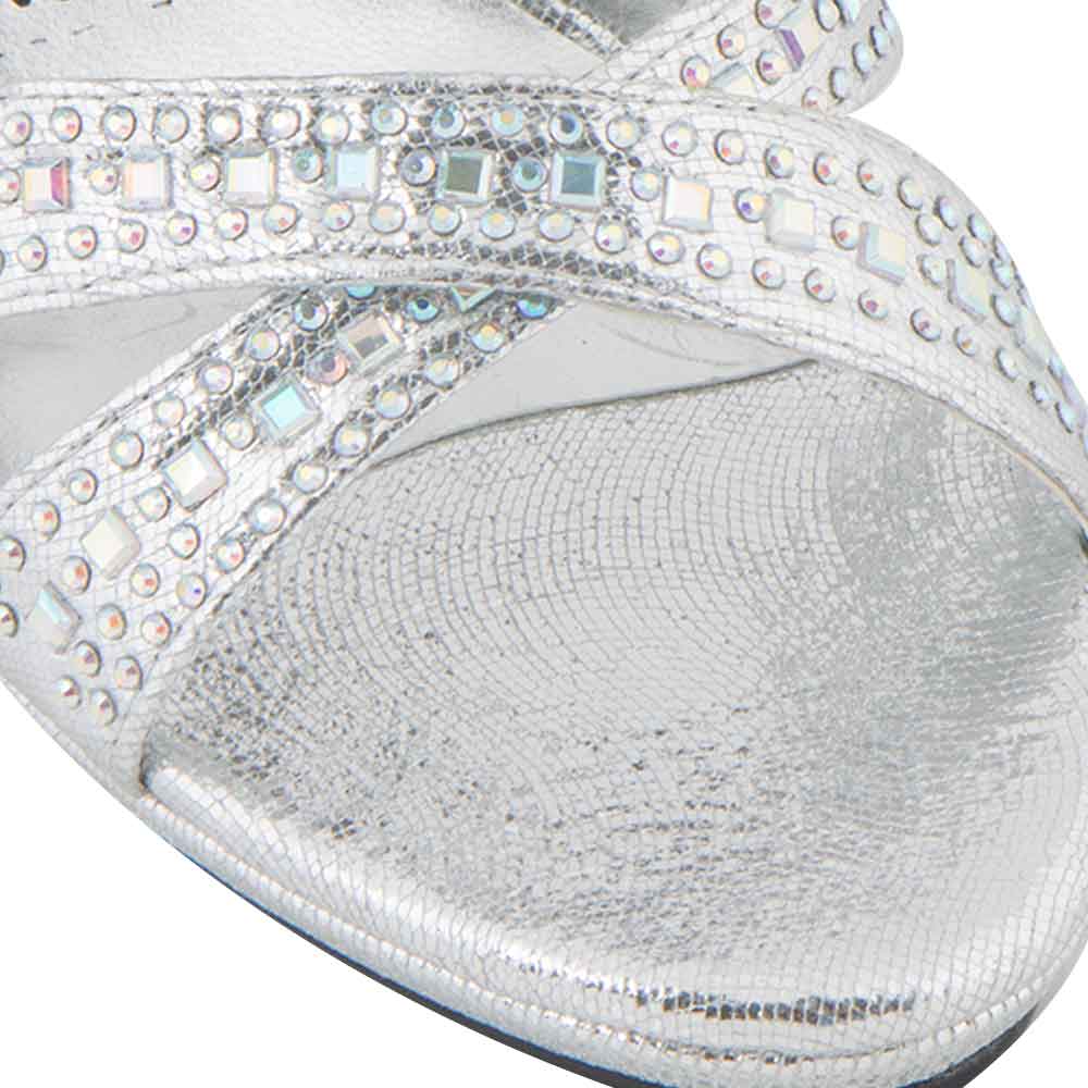 Molto Bello 2102 Women Silver Sandals