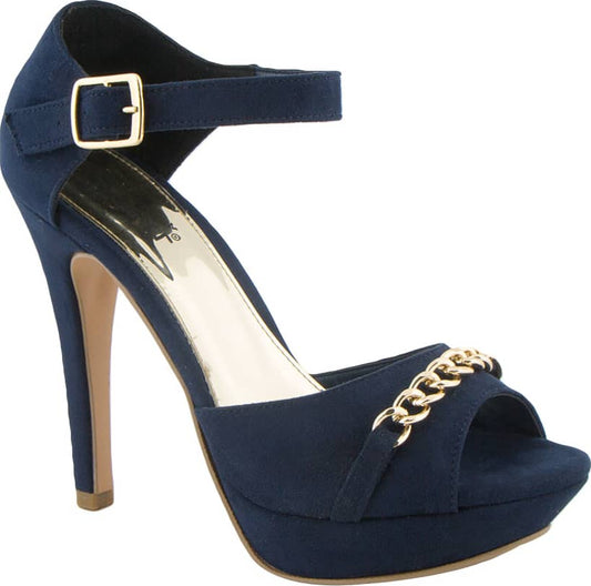 Yaeli Fashion 1402 Women Navy Blue Sandals