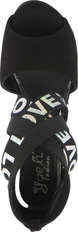 Yaeli Fashion 1132 Women Black Sandals