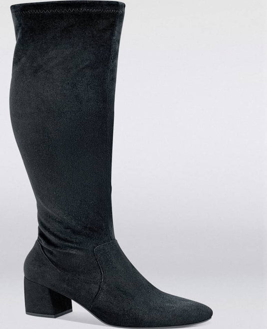 Yaeli L873 Women Black Over the knee boots