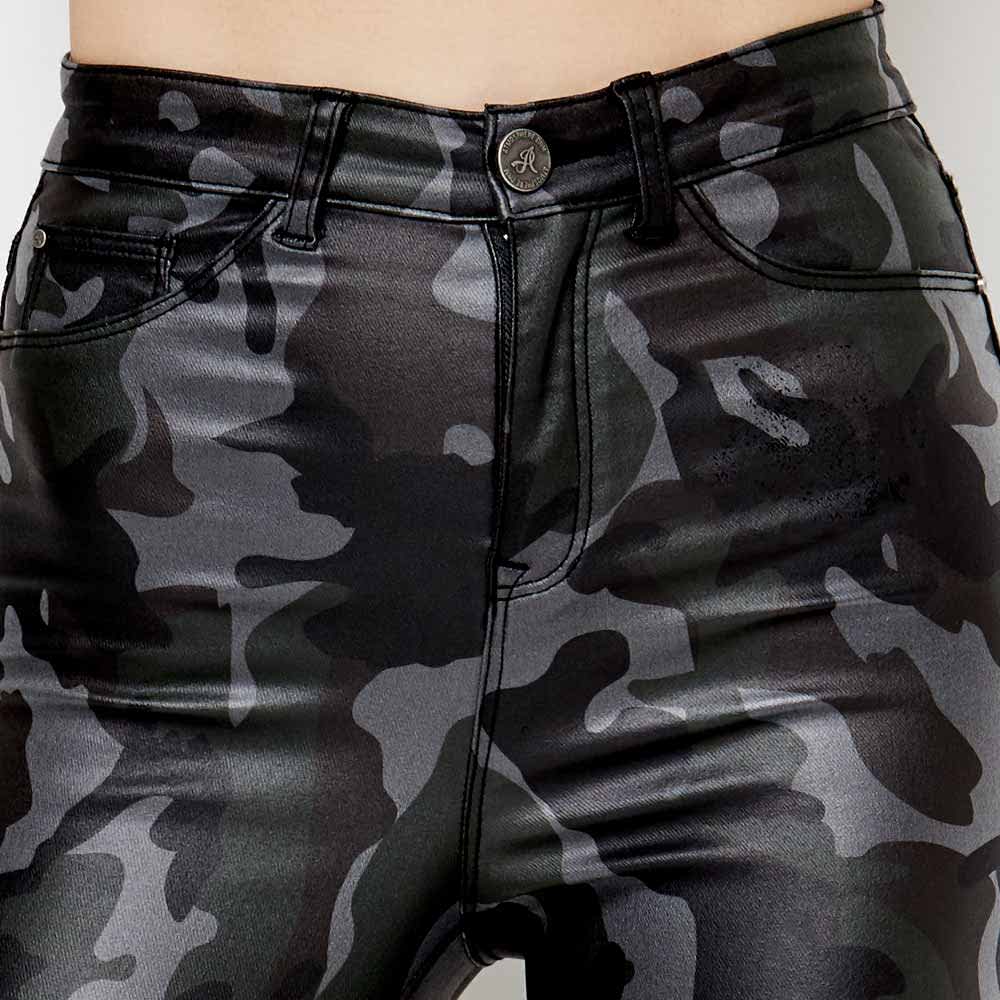 Atmosphere Dnm 5085 Women Camouflage Green jeans casual