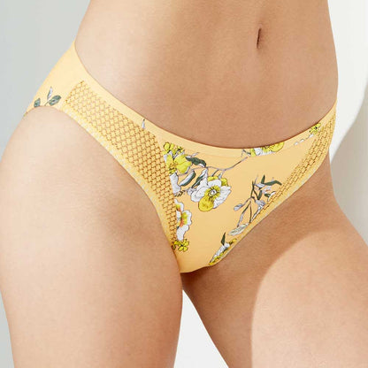 Holly Land 121P Women Yellow pantaleta/boxer/bikini ROPA DE PLAYA